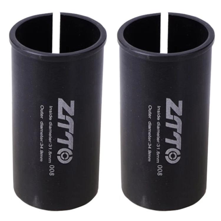 31.8-34.9mm 008 2pcs ZTTO Bicycle Seat Post Conversion Sleeve Reducer Cover(Black) by ZTTO