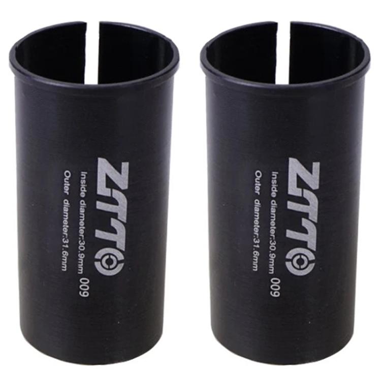 30.9-31.6mm 009 2pcs ZTTO Bicycle Seat Post Conversion Sleeve Reducer Cover(Black) by ZTTO
