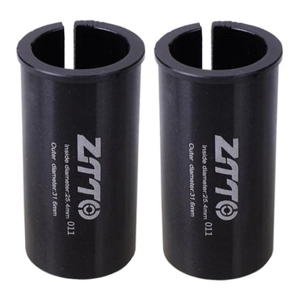 25.4-31.6mm 011 2pcs ZTTO Bicycle Seat Post Conversion Sleeve Reducer Cover(Black) by ZTTO