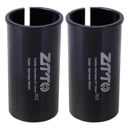 27.2-30mm 012 2pcs ZTTO Bicycle Seat Post Conversion Sleeve Reducer Cover(Black) by ZTTO