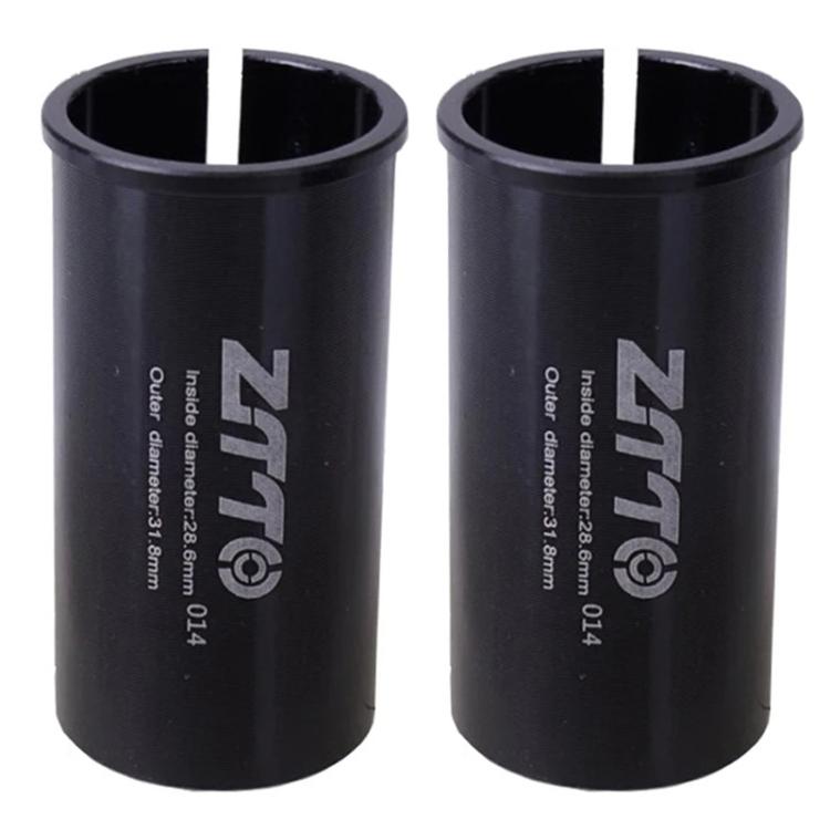 28.6-31.8mm 014 2pcs ZTTO Bicycle Seat Post Conversion Sleeve Reducer Cover(Black) by ZTTO