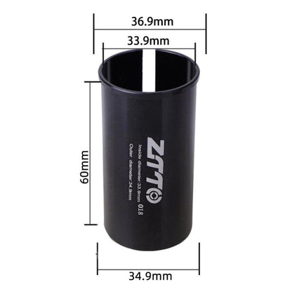 33.9-34.9mm 018 2pcs ZTTO Bicycle Seat Post Conversion Sleeve Reducer Cover(Black) by ZTTO