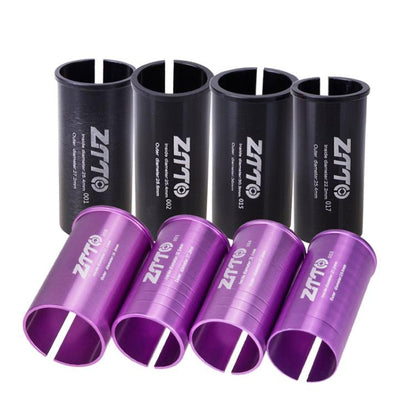 27.2-30.8mm 005 2pcs ZTTO Bicycle Seat Post Conversion Sleeve Reducer Cover(Black) by ZTTO