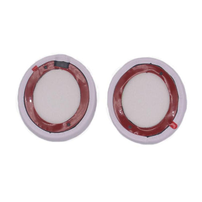 For Beats Solo 4 1pair Headphone Leather Cover Earmuffs Sponge Cover(White) by bashfashion
