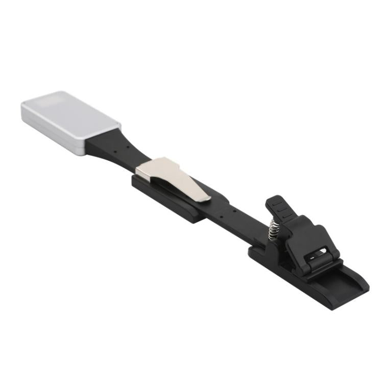 Portable Clip Book Lamp Mini Desk Lamp Learning Reading Rechargeable Clip Bookmark Light(Magnetic Dual Clip Set) by bashfashion