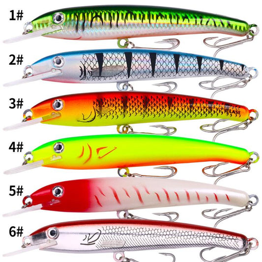 HENGJIA MI225 16cm 30g Deep Diving Mino False Bait Fishing Bionic Road Lure, Color: No.4 by HENGJIA