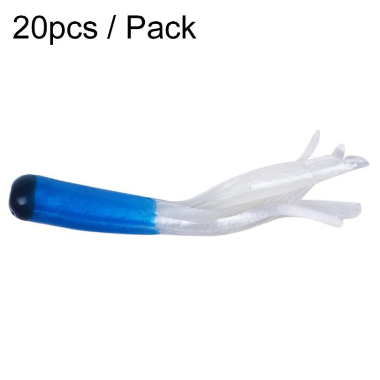 4.8cm 20pcs / Pack HENGJIA SO192 Vegetable-Head Tube Lure Fishing Simulation Soft Fake Bait, Style: 14# by HENGJIA