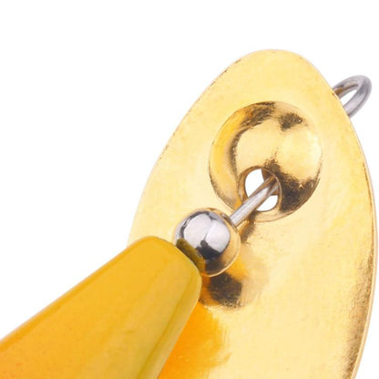 5colors / Box HENGJIA Single Hook Sequins Road Runner Bait Fishing False Lures(6CM-6.8G) by HENGJIA