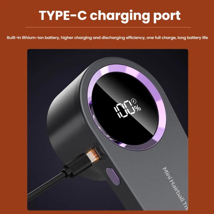 009 Smart Digital Display Portable Hair Ball Trimmer(Gray) by bashfashion