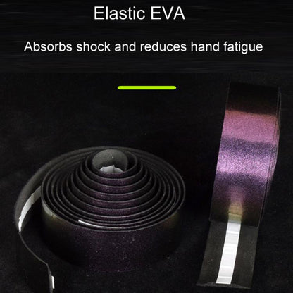 FMFXTRA F168 1pair Road Bike Handlebar Strap Anti-Slip Breathable Gradient Handlebar Tape(Aurora Green) by FMFXTRA