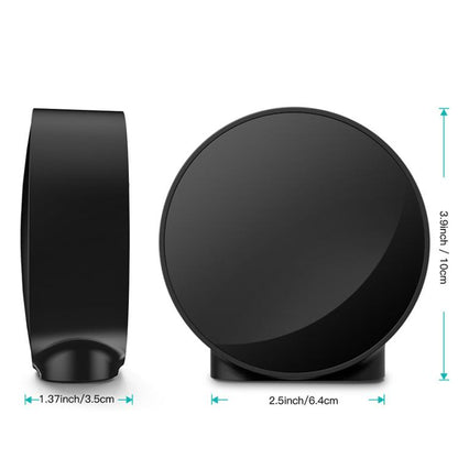 EDUP EH-8816 Simple Digital Electronic Clock Night Light Battery Plug-in Dual Power Mode Alarm Clock(Black Case Colorful Letter) by EDUP