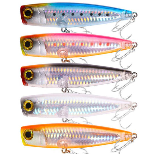 5colors / Set HENGJIA PO105 Surface Tethered Wave Steak 11CM 23G Bionic Lure Fake Bait by HENGJIA