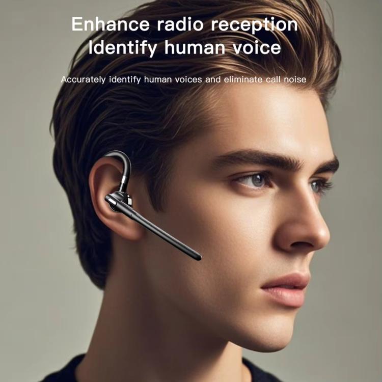 YYK-526 On-Ear Bluetooth Earphone AI Noise Reduction HD Talking Business Earphone by bashfashion