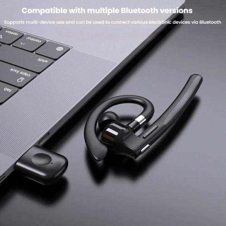 YYK-526 On-Ear Bluetooth Earphone AI Noise Reduction HD Talking Business Earphone by bashfashion