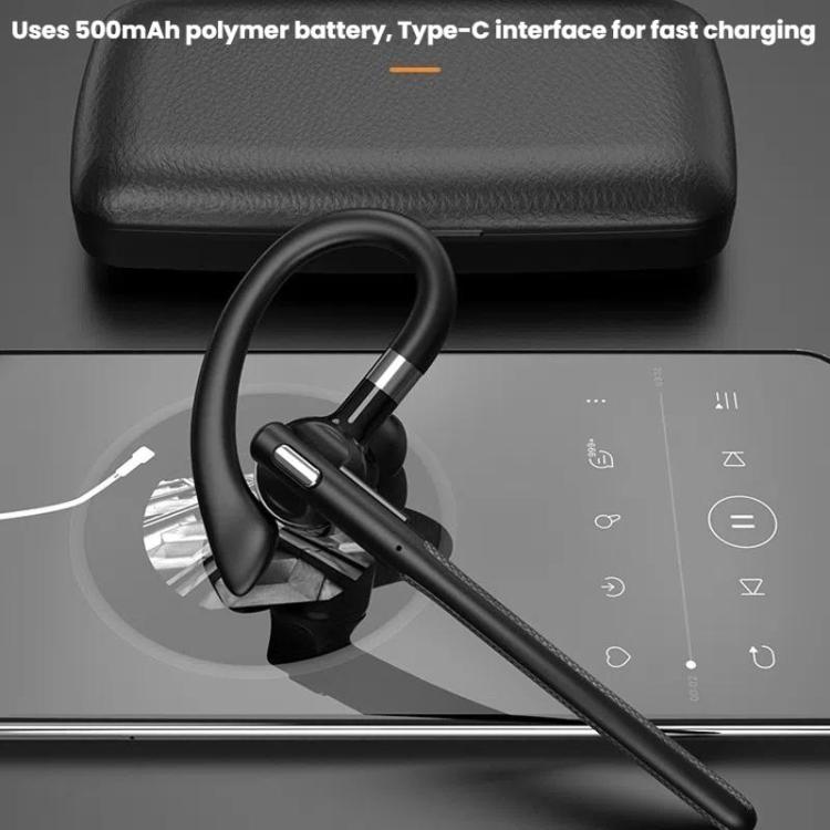 YYK-526 On-Ear Bluetooth Earphone AI Noise Reduction HD Talking Business Earphone by bashfashion