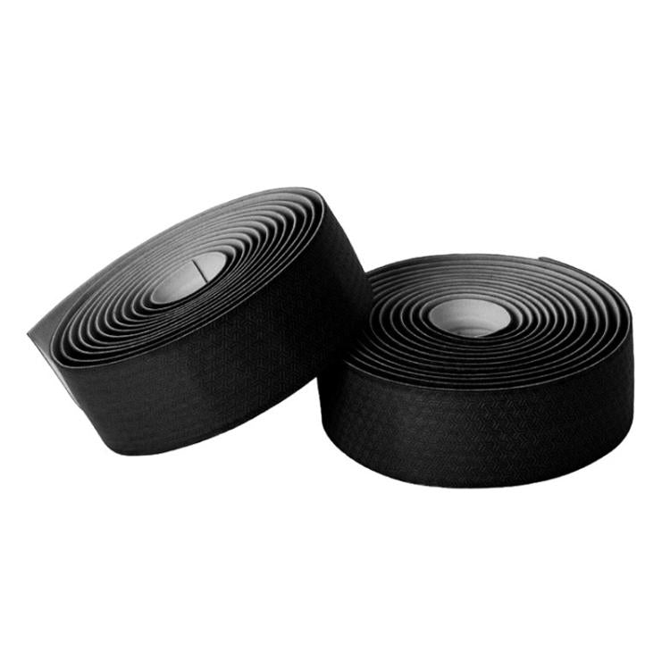 FMFXTRA F233 1pair Road Bicycle Handlebar Strap PU Stretchy And Shock-Absorbing Wrap-Around Tape(Black) by FMFXTRA