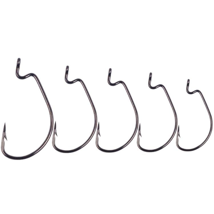 HENGJIA FH013 50pcs / Box Outdoor Fishing Cranked Stripers Hook Set, Color: Red by HENGJIA