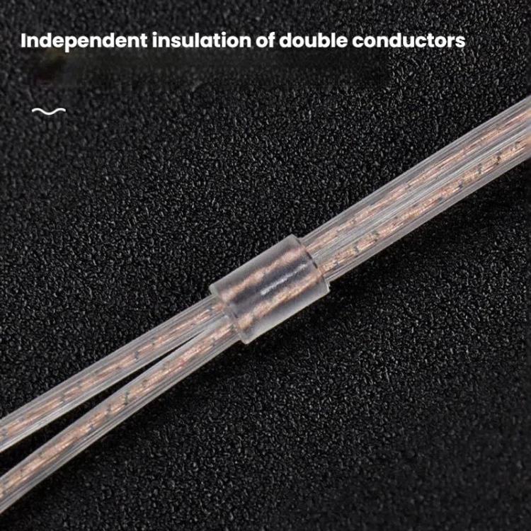 CVJ Dual Parallel 2 Pin 0.78mm S Universal Headphone Cable, Style: Without Mic by CVJ