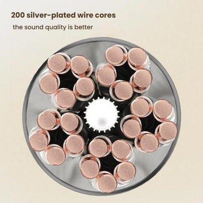 CVJ TS800 Eight Strands Copper Silver Plated Interchangeable Audio Plugs Headphone Upgrade Cable, Style: Type-C S Pin by CVJ