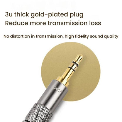 CVJ TS800 Eight Strands Copper Silver Plated Interchangeable Audio Plugs Headphone Upgrade Cable, Style: Type-C 0.75mm by CVJ