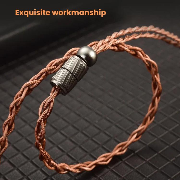 CVJ VS400 Interchangeable Audio Plug Oxygen-Free Copper Headphone Upgrade Cable, Style: 4.4mm MMCX by CVJ