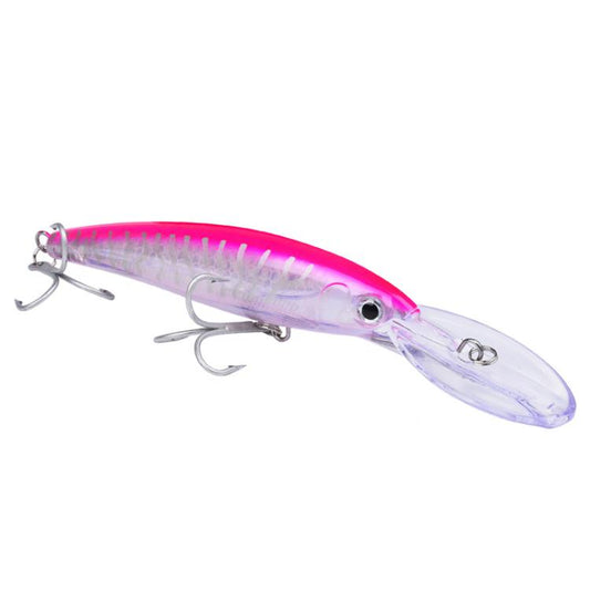 PROBEROS DW627 Long-Distance Casting Large Minnow Lure Fishing Bionic Bait, Style: D(17cm/32g) by PROBEROS