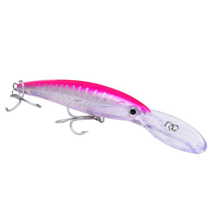 PROBEROS DW627 Long-Distance Casting Large Minnow Lure Fishing Bionic Bait, Style: D(19.5cm/50g) by PROBEROS