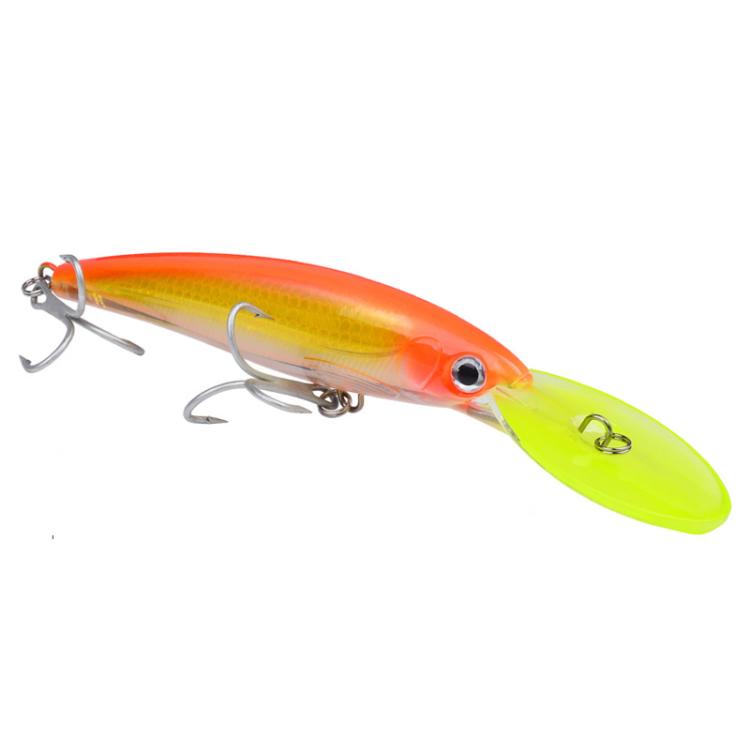PROBEROS DW627 Long-Distance Casting Large Minnow Lure Fishing Bionic Bait, Style: J(17cm/32g) by PROBEROS