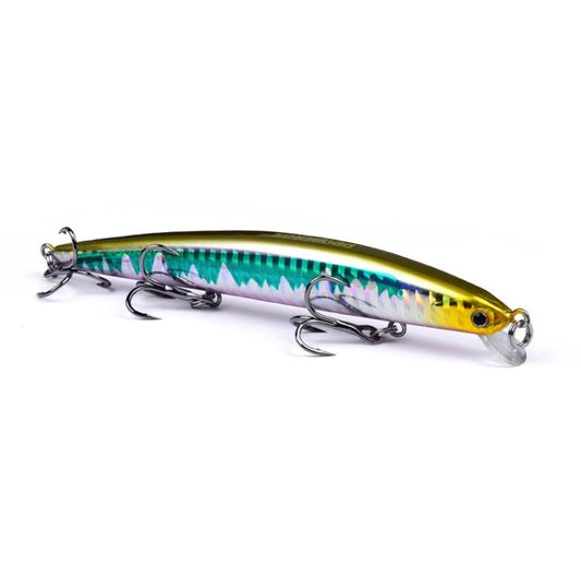 PROBEROS DW622 12.5cm-16g Submerged Minnow Lure All-Purpose Sea Fishing Plastic Bionic Hard Bait(B) by PROBEROS