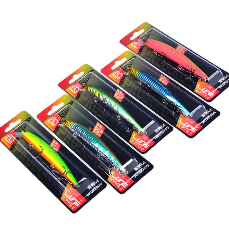 PROBEROS DW622 12.5cm-16g Submerged Minnow Lure All-Purpose Sea Fishing Plastic Bionic Hard Bait(D) by PROBEROS