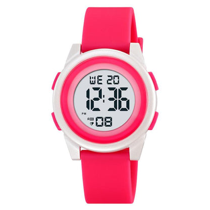 SKMEI 2429 Youth Electronic Watch Simple Outdoor Sports Watch(Pink) by SKMEI