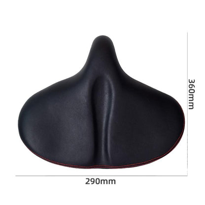 FMFXTRA FU-3501 Electrical Bike Enlarged And Thicked Seat Cushion Bike Universal Waterproof Cushion(Black) by FMFXTRA