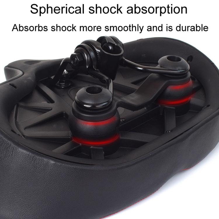 FMFXTRA FU-3501 Electrical Bike Enlarged And Thicked Seat Cushion Bike Universal Waterproof Cushion(Black) by FMFXTRA