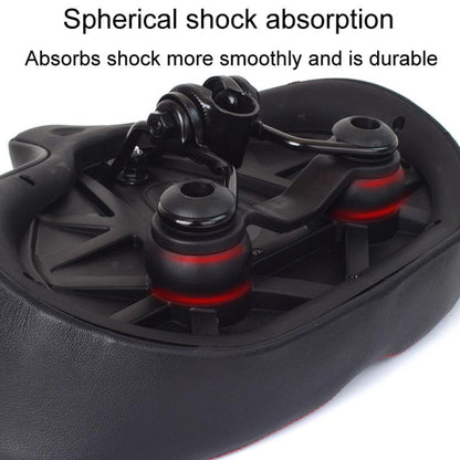 FMFXTRA FU-3501 Electrical Bike Enlarged And Thicked Seat Cushion Bike Universal Waterproof Cushion(Black) by FMFXTRA