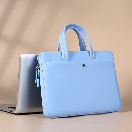 15-15.6inch Universal Laptop Bag Briefcase Multifunctional Shockproof Computer Bag, Color: Blue by bashfashion