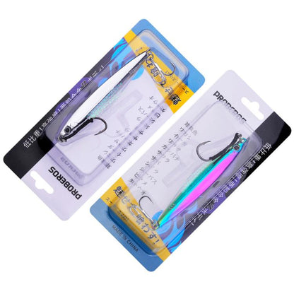 30g PROBEROS LF144 Zinc Alloy Lure Long-Distance Casting Fast-Draw Spanish Mackerel Mirror Bait(Colorful) by PROBEROS