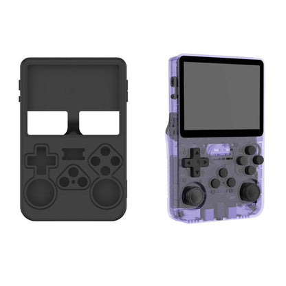 For ANBERNIC R36S Handheld Game Consoles Dustproof Silicone Protective Cover(Black) by bashfashion
