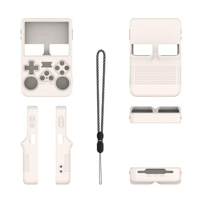 For ANBERNIC R36S Handheld Game Consoles Dustproof Silicone Protective Cover(Beige) by bashfashion