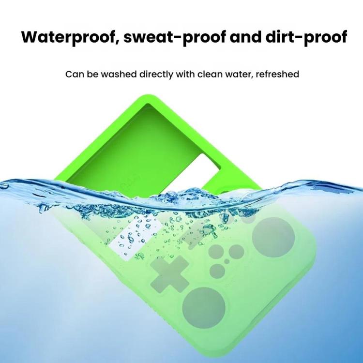 For ANBERNIC R36S Handheld Game Consoles Dustproof Silicone Protective Cover(Light Purple) by bashfashion