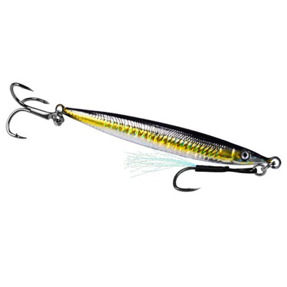 17G PROBEROS LF151 Long-Distance Casting Sinking Lure 3D Fast-Draw Sea Fishing Mackerel Hook(A) by PROBEROS