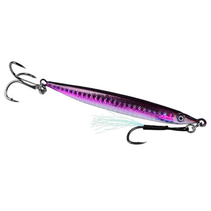 28G PROBEROS LF151 Long-Distance Casting Sinking Lure 3D Fast-Draw Sea Fishing Mackerel Hook(C) by PROBEROS