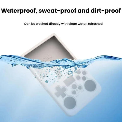 For R36 MAX Handheld Game Consoles Dustproof Silicone Protective Cover(Beige) by bashfashion