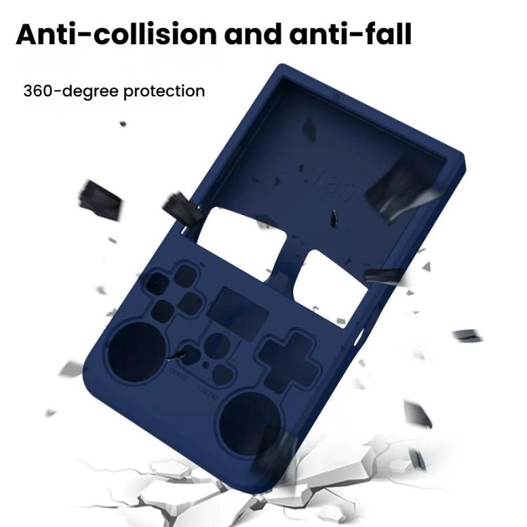 For R36 MAX Handheld Game Consoles Dustproof Silicone Protective Cover(Black) by bashfashion