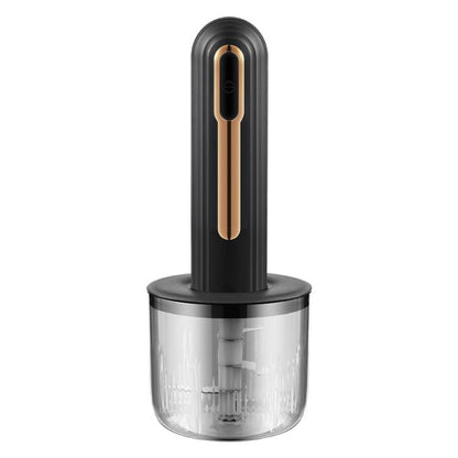 Small Baby Food Processor Kitchen Multifunction Cordless Electrical Meat Grinder(Black) by bashfashion