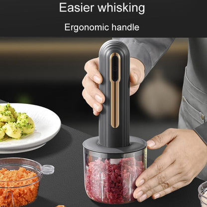 Small Baby Food Processor Kitchen Multifunction Cordless Electrical Meat Grinder(White) by bashfashion