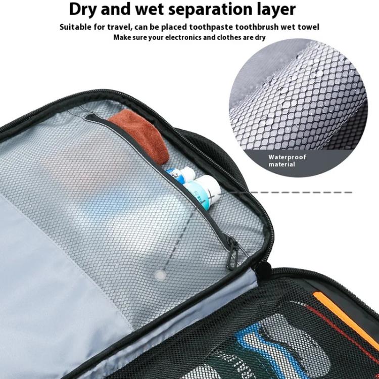 BANGE BG-3055 Men Large Capacity Shoulder Bag Expanded Capacity Business Travel Backpack(Black) by BANGE