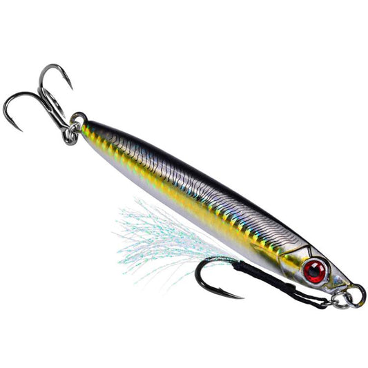 80G PROBEROS LF153 3D Fast Twitch Sea Fishing Road Runner Lure Long Casting Quick Sinking False Bait(A) by PROBEROS