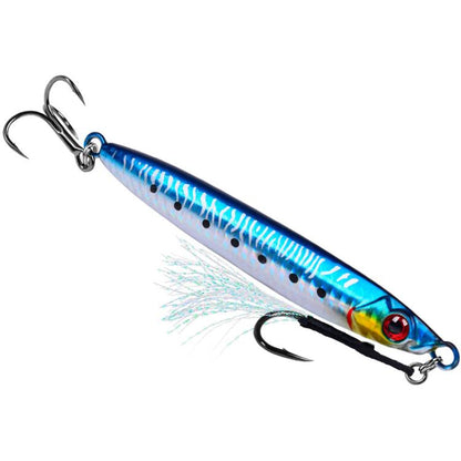 80G PROBEROS LF153 3D Fast Twitch Sea Fishing Road Runner Lure Long Casting Quick Sinking False Bait(B) by PROBEROS