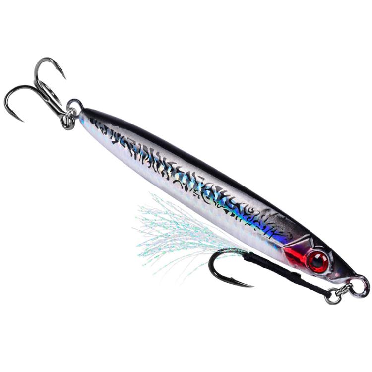 80G PROBEROS LF153 3D Fast Twitch Sea Fishing Road Runner Lure Long Casting Quick Sinking False Bait(D) by PROBEROS