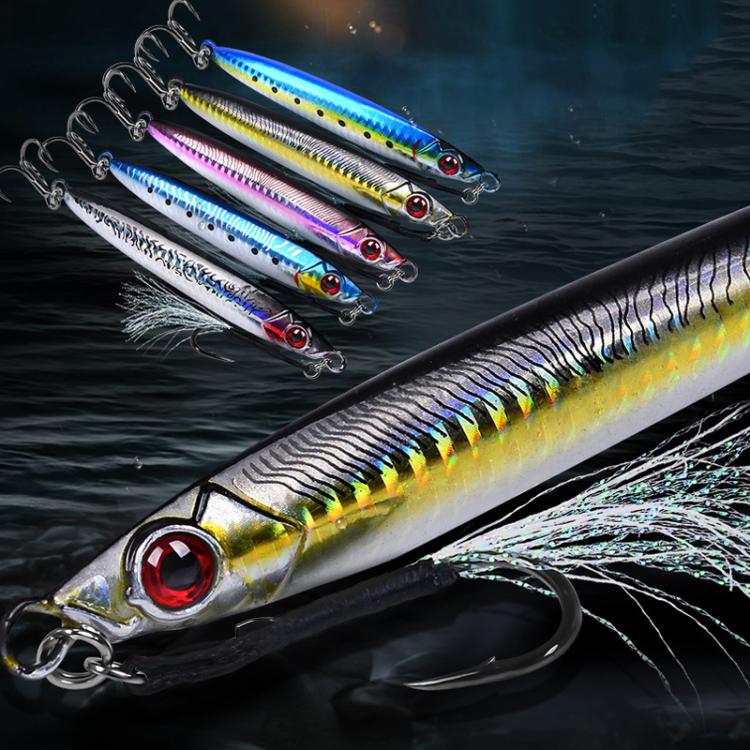 45G PROBEROS LF153 3D Fast Twitch Sea Fishing Road Runner Lure Long Casting Quick Sinking False Bait(D) by PROBEROS